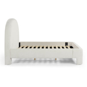 TOV Furniture Orphea Boucle Bed: Modern Luxury Comfort with Durable Upholstery and Contemporary Design for Any Space Off-White / King TOV-B54666