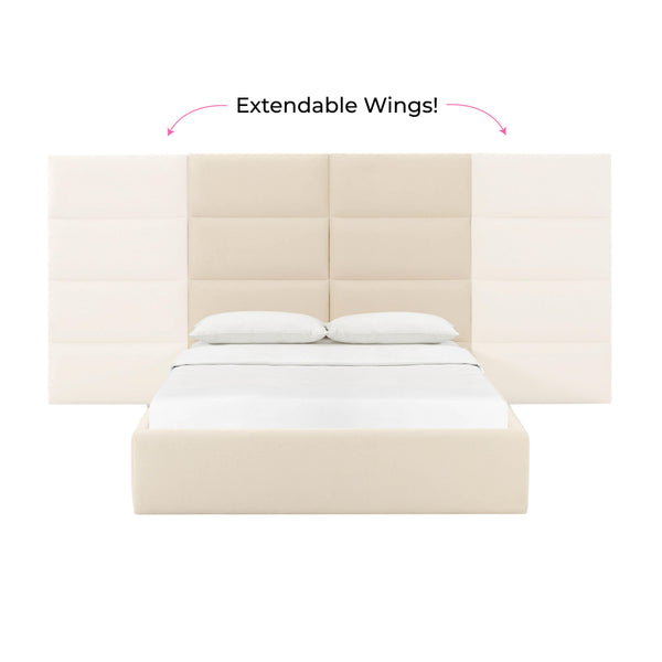 Eliana Cream Velvet King Wings (Set of 2) TOV-B68724-15 TOV Furniture