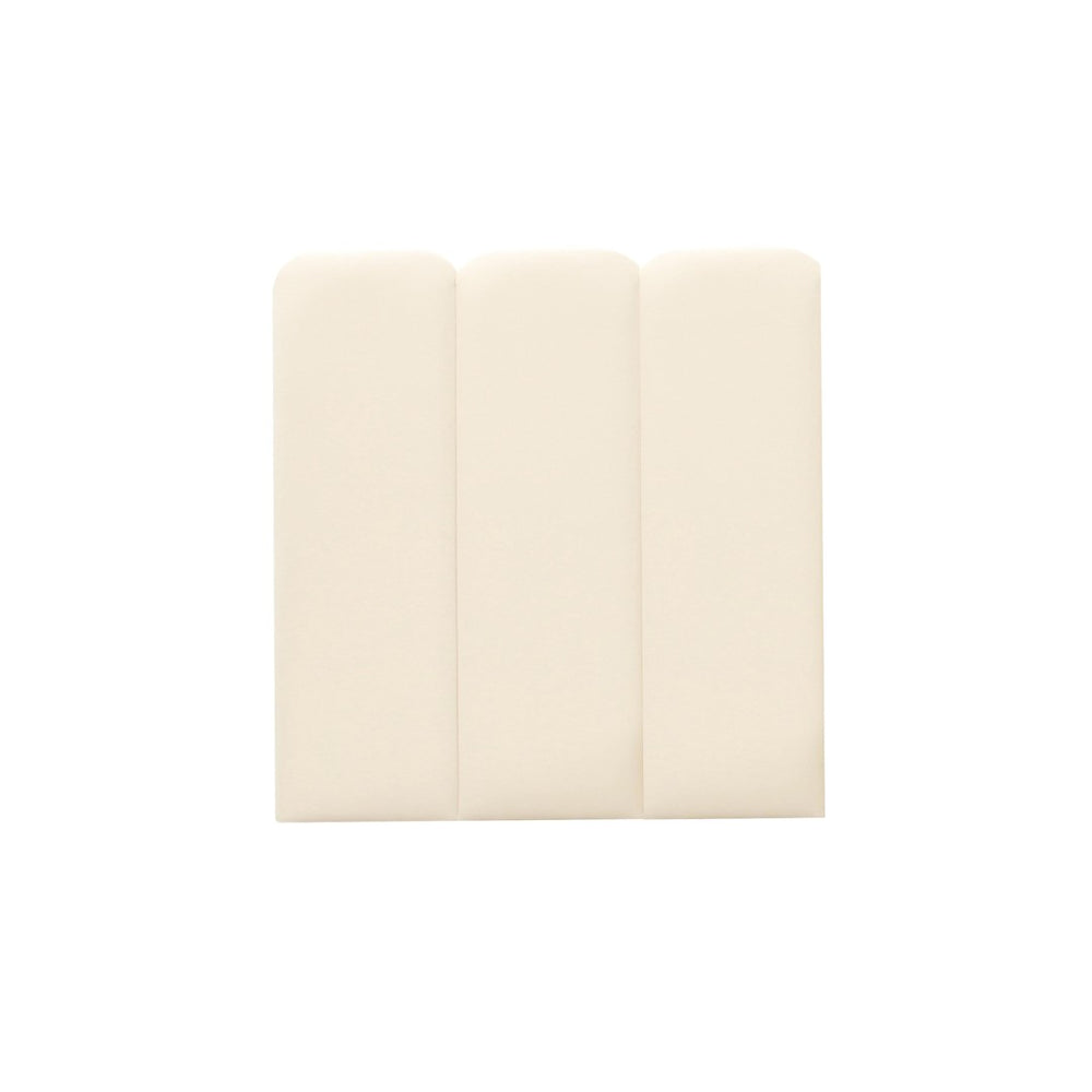 TOV Furniture Palani Velvet Headboard Wings - Elevate Your Bedroom with Luxe Comfort and Customizable Style Options Cream TOV-B68740-41-15