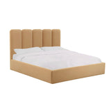 Palani Honey Velvet King Bed TOV-B68742 TOV Furniture