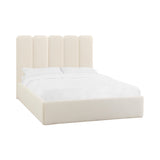 Palani Cream Boucle King Bed TOV-B68746 TOV Furniture