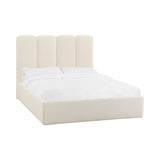 Palani Cream Boucle Queen Bed TOV-B68747 TOV Furniture