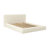 Olafur Cream Linen King Bed TOV-B68823 TOV Furniture