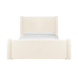 Athara Cream Velvet Full Bed TOV-B68943 TOV Furniture