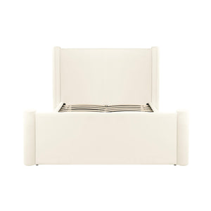 Athara Cream Velvet Full Bed TOV-B68943 TOV Furniture