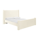 Athara Cream Velvet Queen Bed TOV-B68944 TOV Furniture