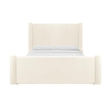 Athara Cream Velvet Queen Bed TOV-B68944 TOV Furniture