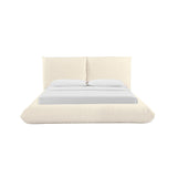 Romp Cream 100% Recycled Linen Queen Bed TOV-B68950 TOV Furniture