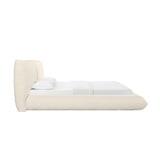 Romp Cream 100% Recycled Linen Queen Bed TOV-B68950 TOV Furniture