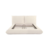 Romp Cream 100% Recycled Linen Queen Bed TOV-B68950 TOV Furniture