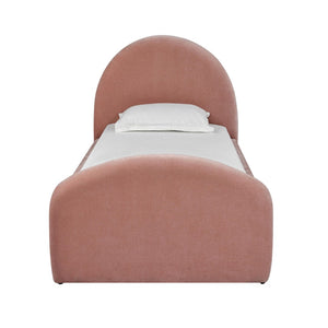 TOV Furniture Moon Rose Upcycled Chenille Twin Trundle Bed – Stylish Eco-Friendly Comfort for Guests & Kids TOV-B69113