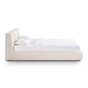 TOV Furniture Isla Bed - Transform Your Bedroom with Eco-Friendly Upcycled Linen, Plush Comfort, and Style King TOV-B69119