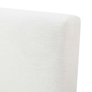 TOV Furniture Meena Cream Upcycled Linen Storage Bed – Eco-Friendly Comfort with Hydraulic Lift for Modern Bedrooms Queen TOV-B69329