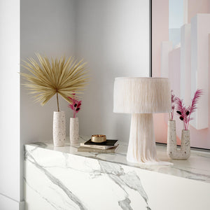 TOV Furniture Terrazzo Concrete Vase - Elegant Handcrafted Décor for Modern Interiors, Perfect for Blooms or Accent Medium TOV-C18333