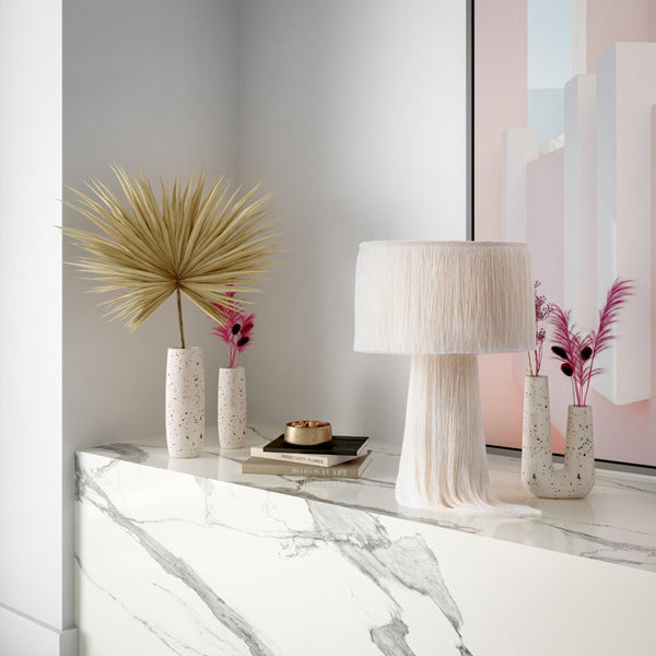 TOV Furniture Terrazzo Concrete Vase - Elegant Handcrafted Décor for Modern Interiors, Perfect for Blooms or Accent Medium TOV-C18333