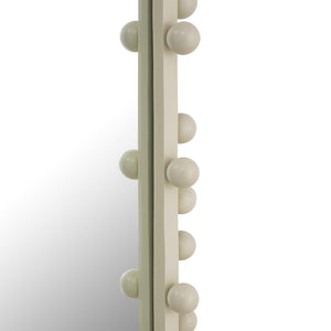 TOV Furniture Bubbles Ivory Oval Wall Mirror - Whimsical Bubble Accents for Elegant Home Decor & Entryways Large TOV-C18414