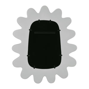 TOV Furniture Genesis Contemporary Wall Mirror - Abstract Artful Design for Entryways, Bedrooms, and Living Spaces White TOV-C18415