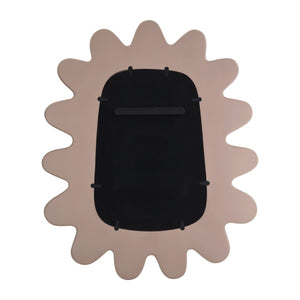 TOV Furniture Genesis Contemporary Wall Mirror - Abstract Artful Design for Entryways, Bedrooms, and Living Spaces Sand TOV-C18416