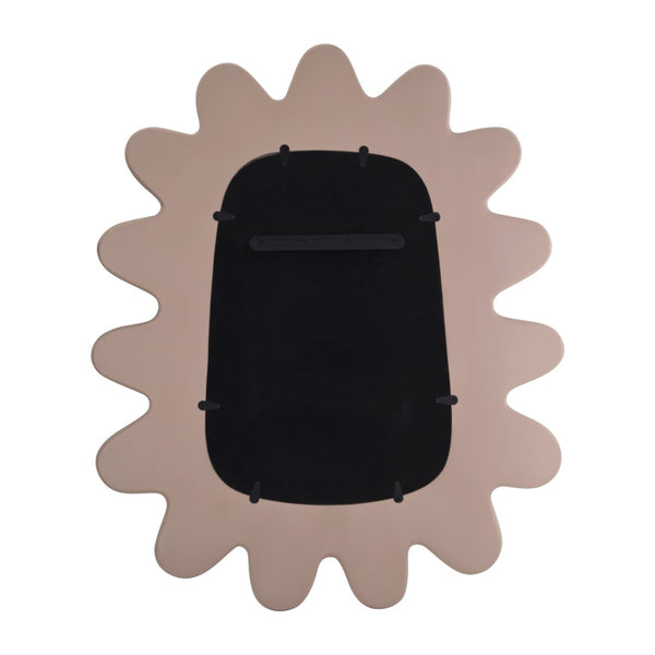 TOV Furniture Genesis Contemporary Wall Mirror - Abstract Artful Design for Entryways, Bedrooms, and Living Spaces Sand TOV-C18416