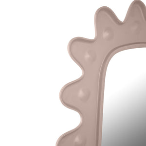 TOV Furniture Genesis Contemporary Wall Mirror - Abstract Artful Design for Entryways, Bedrooms, and Living Spaces Sand TOV-C18416