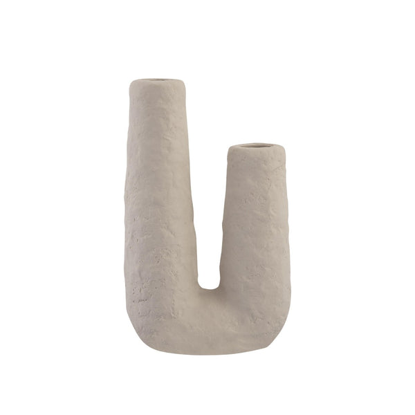 TOV Furniture Salaa Concrete Table Vase - Handcrafted Minimalist Accent for Modern & Rustic Décor, 8" Tall TOV-C18425