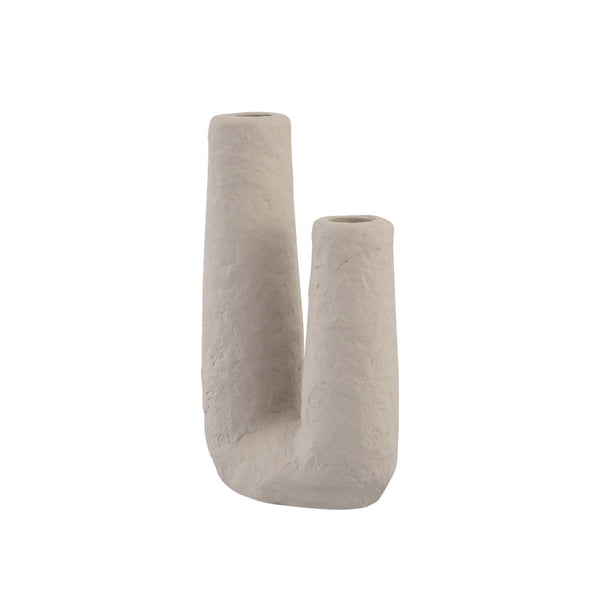 TOV Furniture Salaa Concrete Table Vase - Handcrafted Minimalist Accent for Modern & Rustic Décor, 8" Tall TOV-C18425
