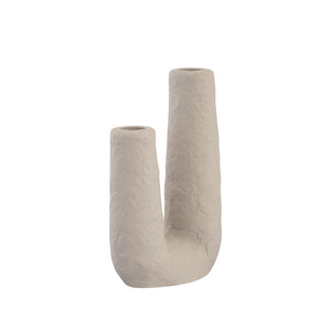 TOV Furniture Salaa Concrete Table Vase - Handcrafted Minimalist Accent for Modern & Rustic Décor, 8" Tall TOV-C18425
