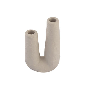 TOV Furniture Salaa Concrete Table Vase - Handcrafted Minimalist Accent for Modern & Rustic Décor, 8" Tall TOV-C18425
