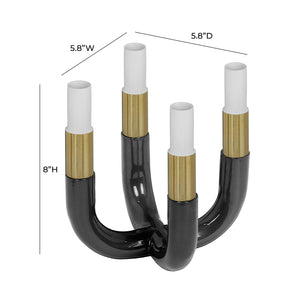 Kaonashi Black Candelabra TOV-C18488 TOV Furniture