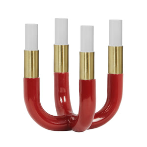 Kaonashi Burgundy Candelabra TOV-C18489 TOV Furniture