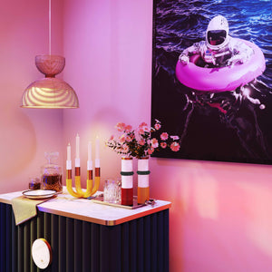 Kaonashi Mustard Yellow Vase TOV-C18493 TOV Furniture