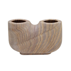 TOV Furniture Saava Handcrafted Rainbow Stone Vase - Unique Organic Décor for Fresh Flowers & Dried Arrangements TOV-C18508