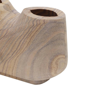 TOV Furniture Saava Handcrafted Rainbow Stone Vase - Unique Organic Décor for Fresh Flowers & Dried Arrangements TOV-C18508