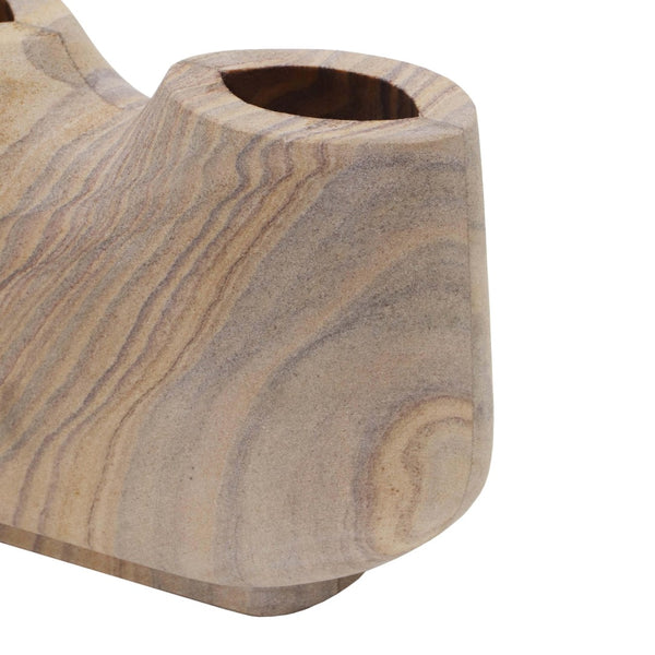 TOV Furniture Saava Handcrafted Rainbow Stone Vase - Unique Organic Décor for Fresh Flowers & Dried Arrangements TOV-C18508