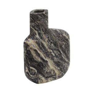 TOV Furniture Pika Grey Marble Vase - Handcrafted Sculptural Accent for Modern and Classic Home Decor Elegance Large TOV-C18509