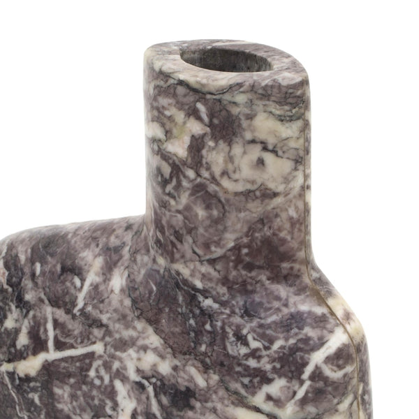 TOV Furniture Pika Grey Marble Vase - Handcrafted Sculptural Accent for Modern and Classic Home Decor Elegance Large TOV-C18509