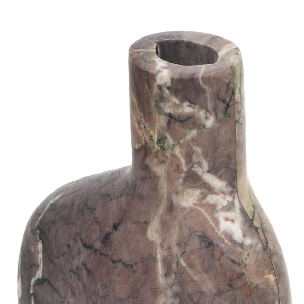 TOV Furniture Pika Grey Marble Vase - Handcrafted Sculptural Accent for Modern and Classic Home Decor Elegance Medium TOV-C18511