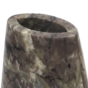 TOV Furniture Samma Grey Marble Vase - Handcrafted Modern Décor with Unique Natural Beauty for Any Space Medium TOV-C18512