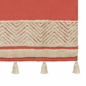 TOV Furniture Jassey Throw - Handwoven Cozy Accent Blanket for Stylish Home Decor, Lightweight & Versatile Comfort Pink TOV-C18518