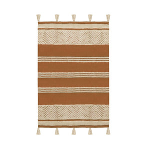 TOV Furniture Jassey Throw - Handwoven Cozy Accent Blanket for Stylish Home Decor, Lightweight & Versatile Comfort Taupe TOV-C18519