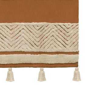 TOV Furniture Jassey Throw - Handwoven Cozy Accent Blanket for Stylish Home Decor, Lightweight & Versatile Comfort Taupe TOV-C18519