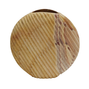 TOV Furniture Saava Shell Stone Vase - Handcrafted Sandstone Art Piece for Coastal Elegance & Floral Displays TOV-C18520