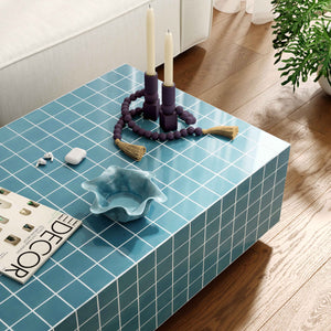 Harrison Wooden Candlestick - Artisan Crafted Totem Design with Textural Tassel for Elegant Decor