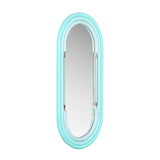 Neon Large Wall Mirror in Blue TOV-C18581 TOV Furniture