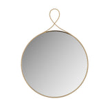 Ravina Braided Brass Round Wall Mirror TOV-C18654 TOV Furniture