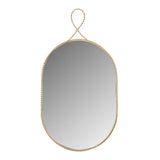 Ravina Braided Brass Wall Mirror