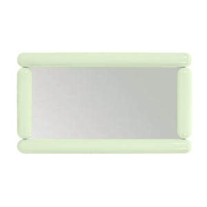 TOV Furniture Cozzi 28"X48" Retro Tubular Wall Mirror - Playful Sculptural Accent for Chic Home Decor Spaces Mint Green TOV-C18694