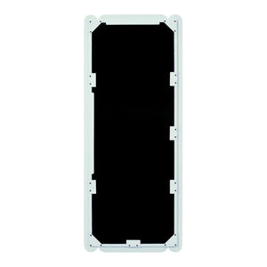 TOV Furniture Cozzi Retro-Inspired 28"x68" Sculptural Balloon Floor Mirror for Stylish Home Décor and Elegance Blue TOV-C18696