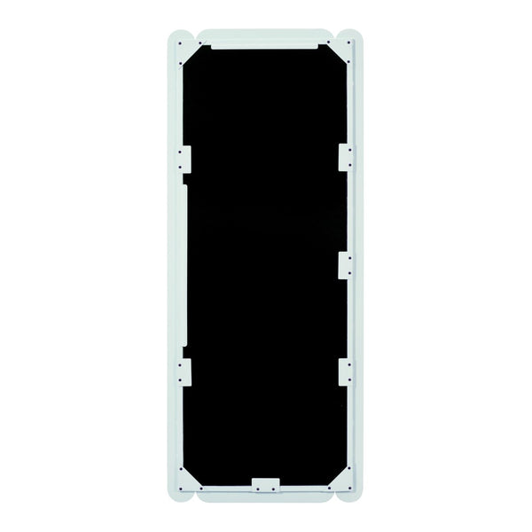 TOV Furniture Cozzi Retro-Inspired 28"x68" Sculptural Balloon Floor Mirror for Stylish Home Décor and Elegance Blue TOV-C18696