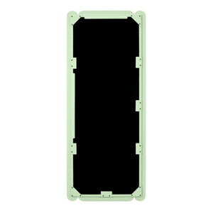 TOV Furniture Cozzi Retro-Inspired 28"x68" Sculptural Balloon Floor Mirror for Stylish Home Décor and Elegance Mint Green TOV-C18698